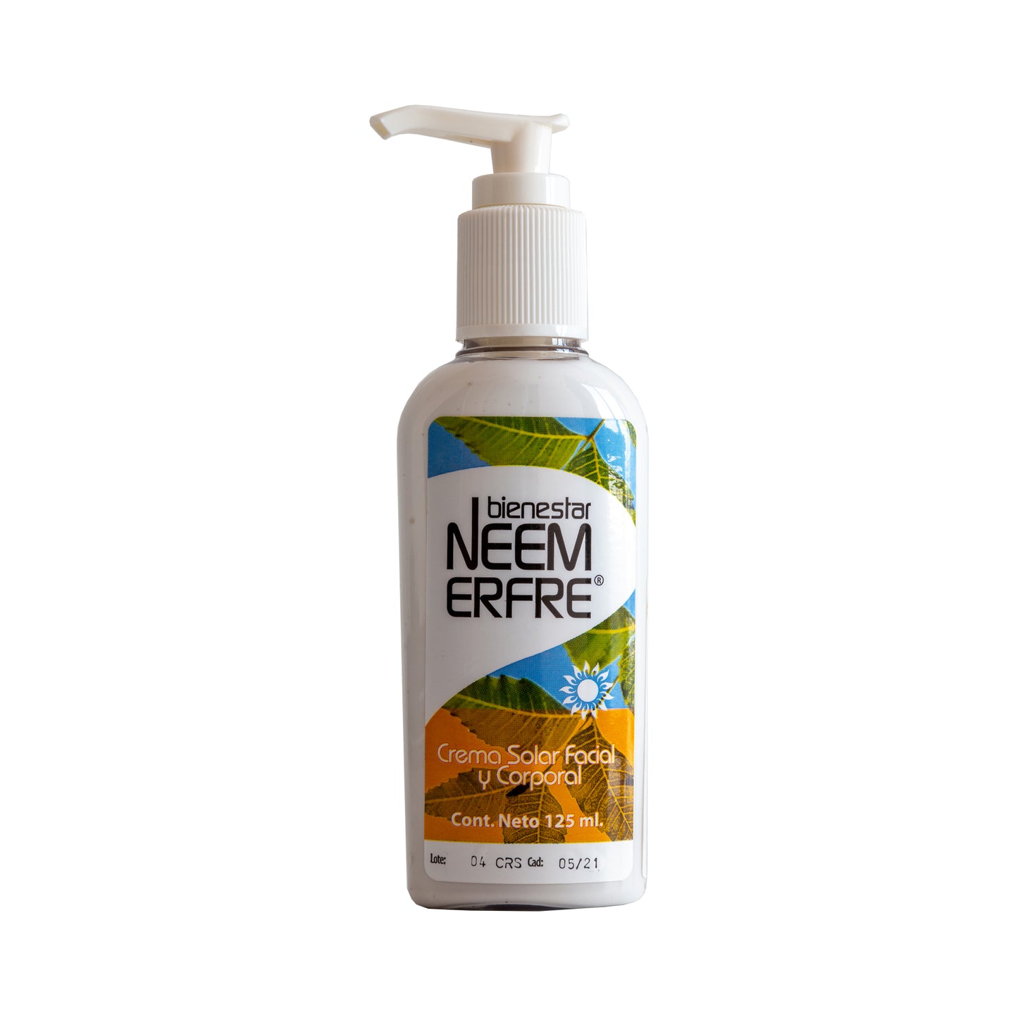 Crema Solar Facial y Corporal con Karite bióxido de Titatnio y óxido de Zinc