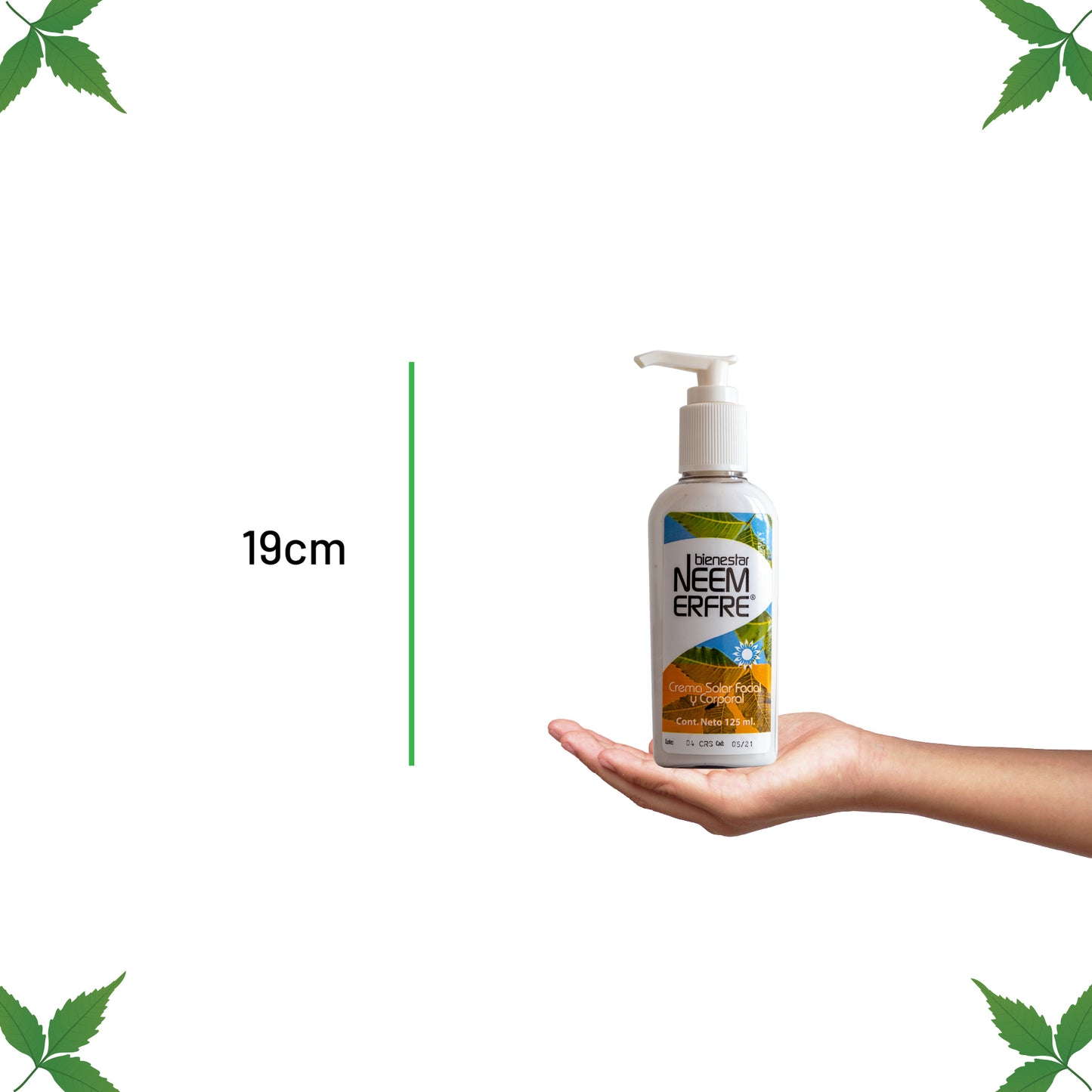 Crema Solar Facial y Corporal con Karite bióxido de Titatnio y óxido de Zinc
