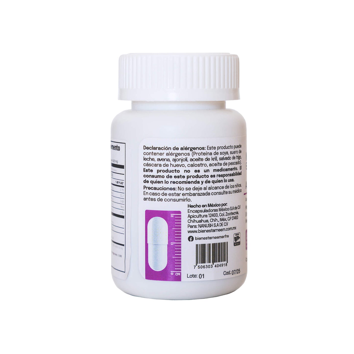 Cápsulas Antioxidantes de Mangostan + Extracto de uva + NEEM