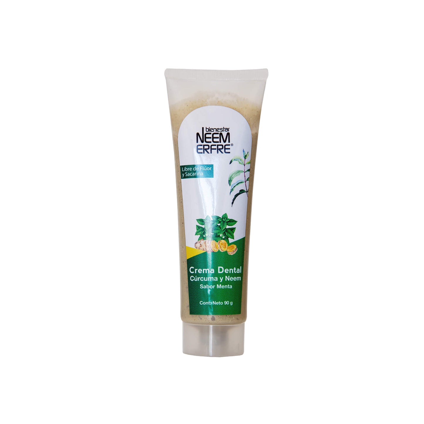 Crema dental de Menta + Cúrcuma