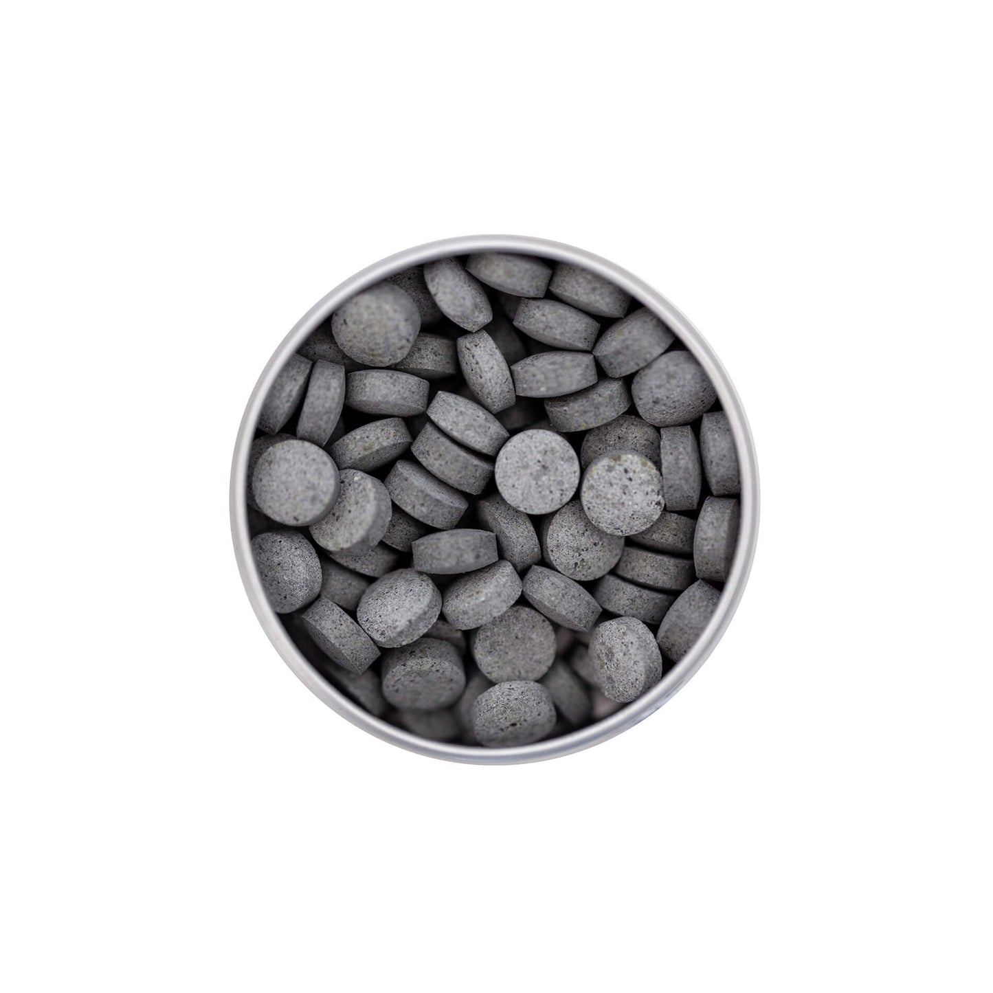 Tableta dental de carbon activado sin fluor