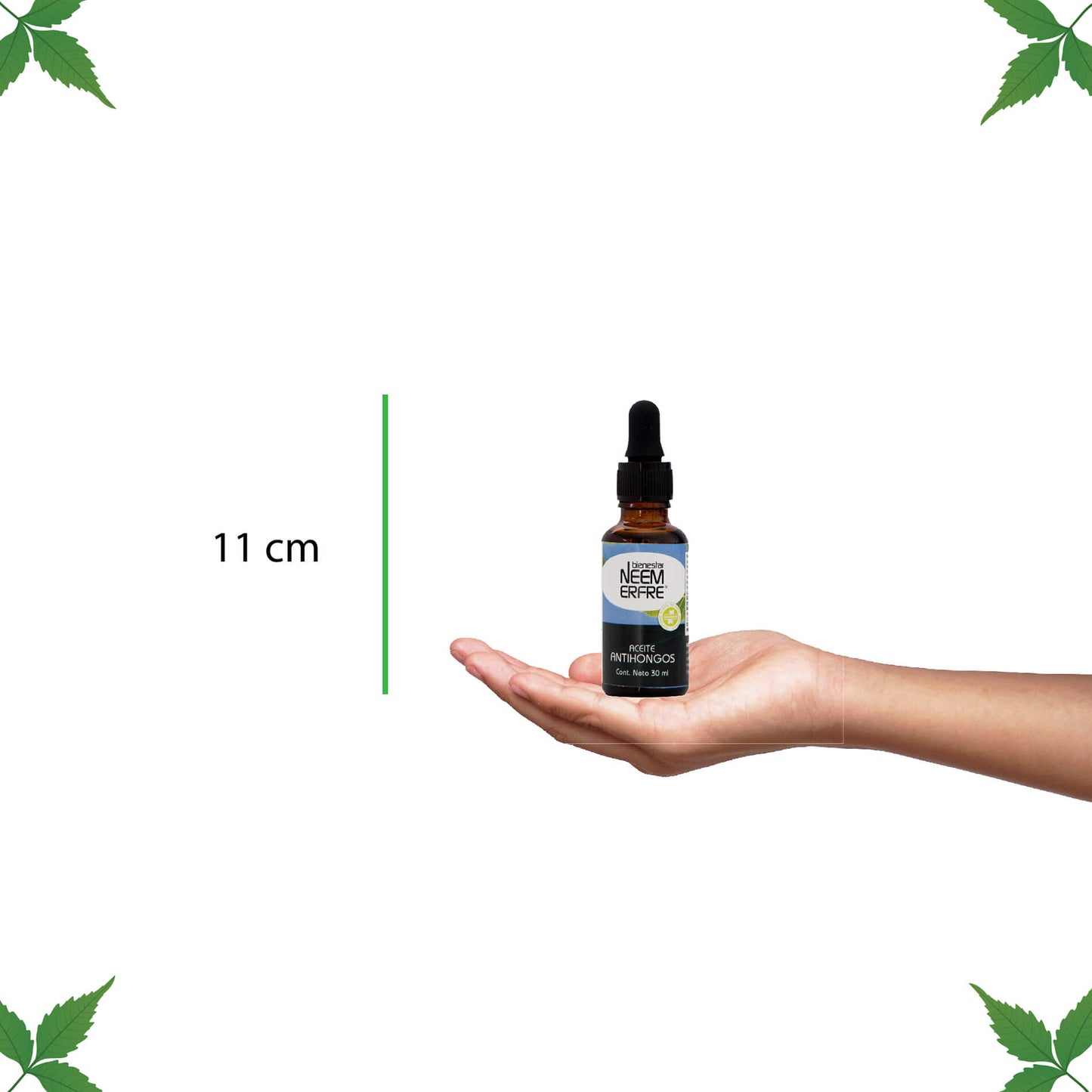 Aceite antihongos para uñas dañadas