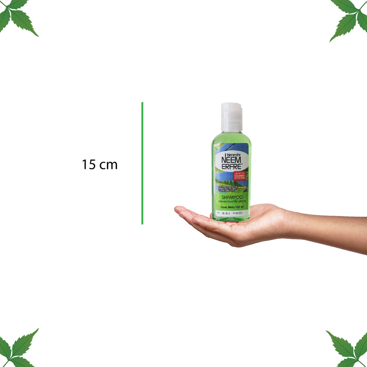 Shampoo preventivo de piojos