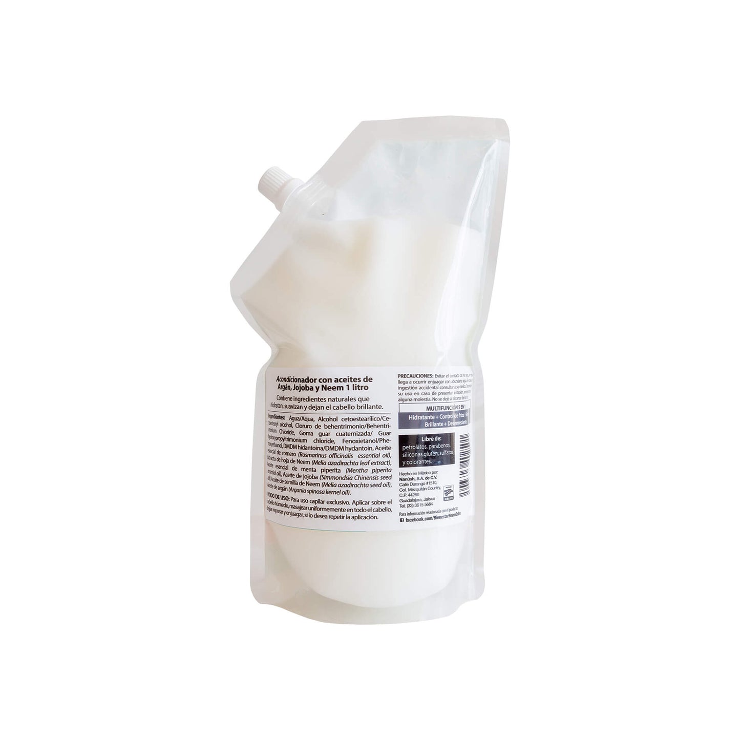 Acondicionador natural con aceites de argán, jojoba Y neem