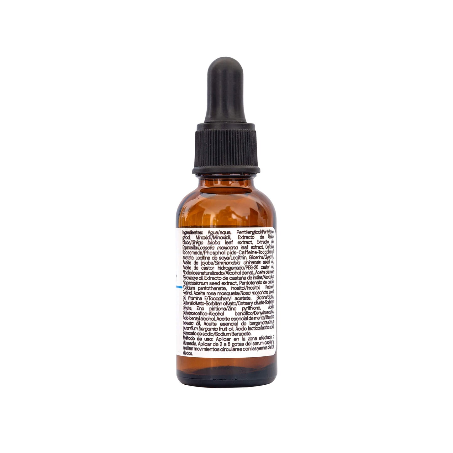 Serum capilar con minoxidil 5% y cafeina liposomada