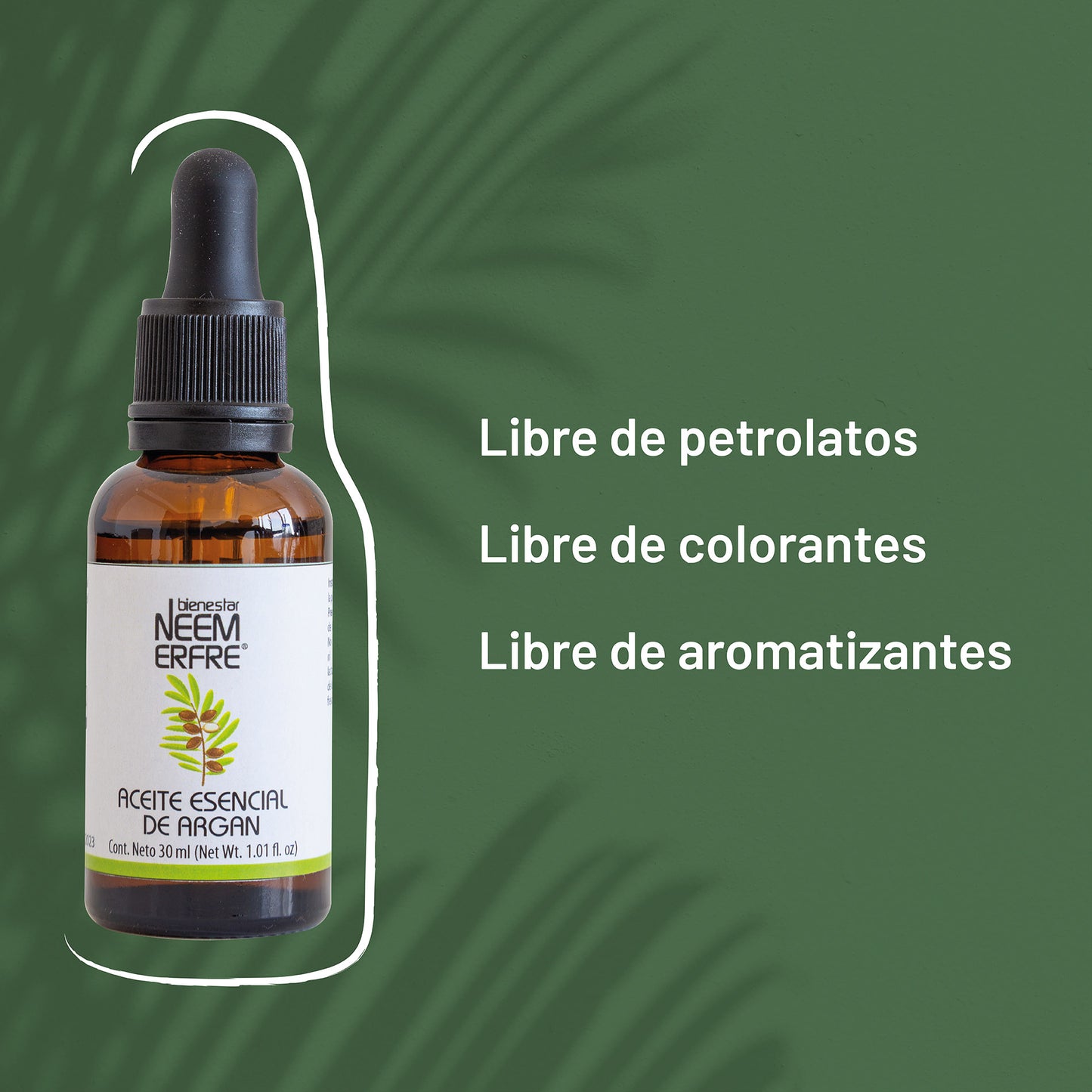 Aceite esencial de argan 100% puro