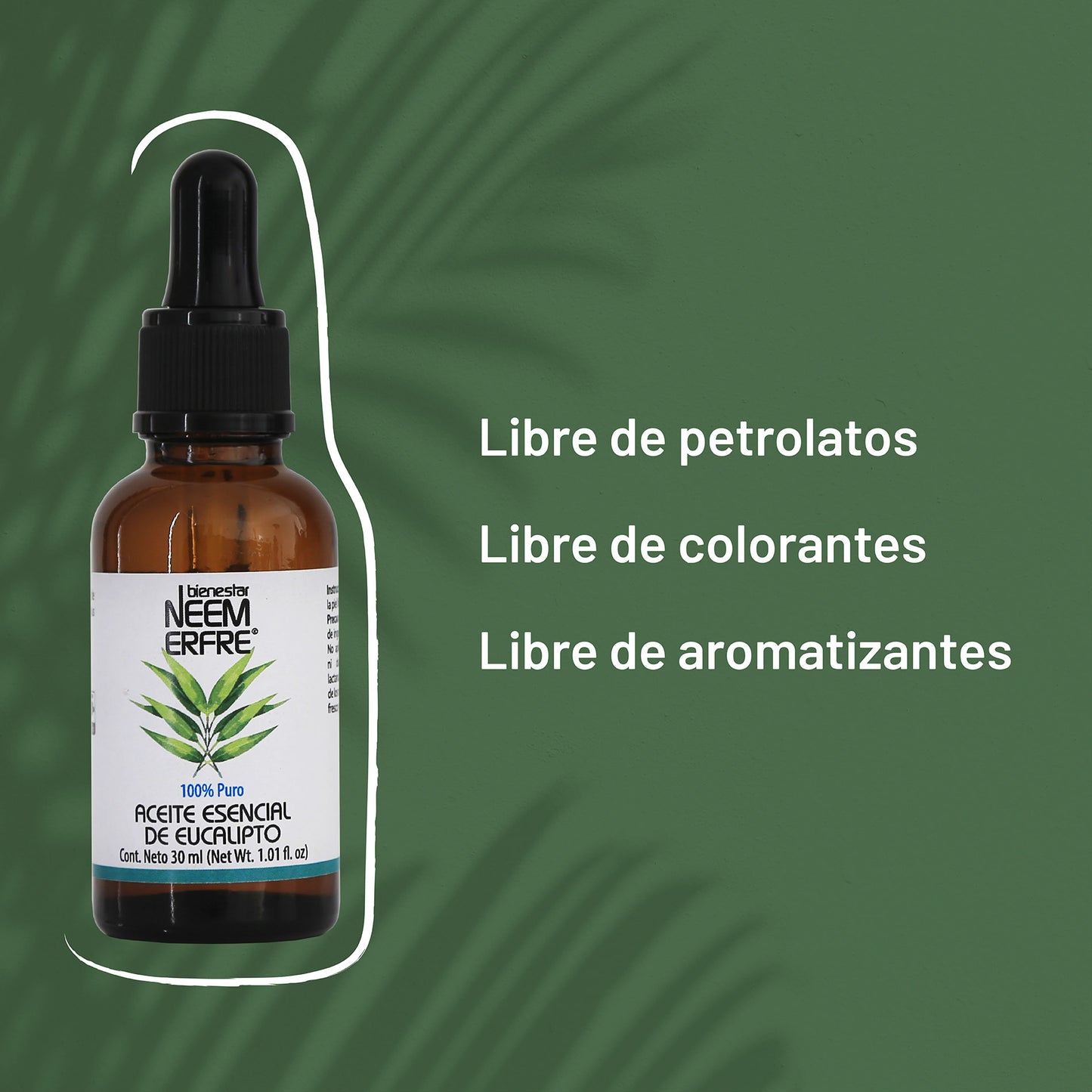 Aceite esencial de eucalipto 100% puro