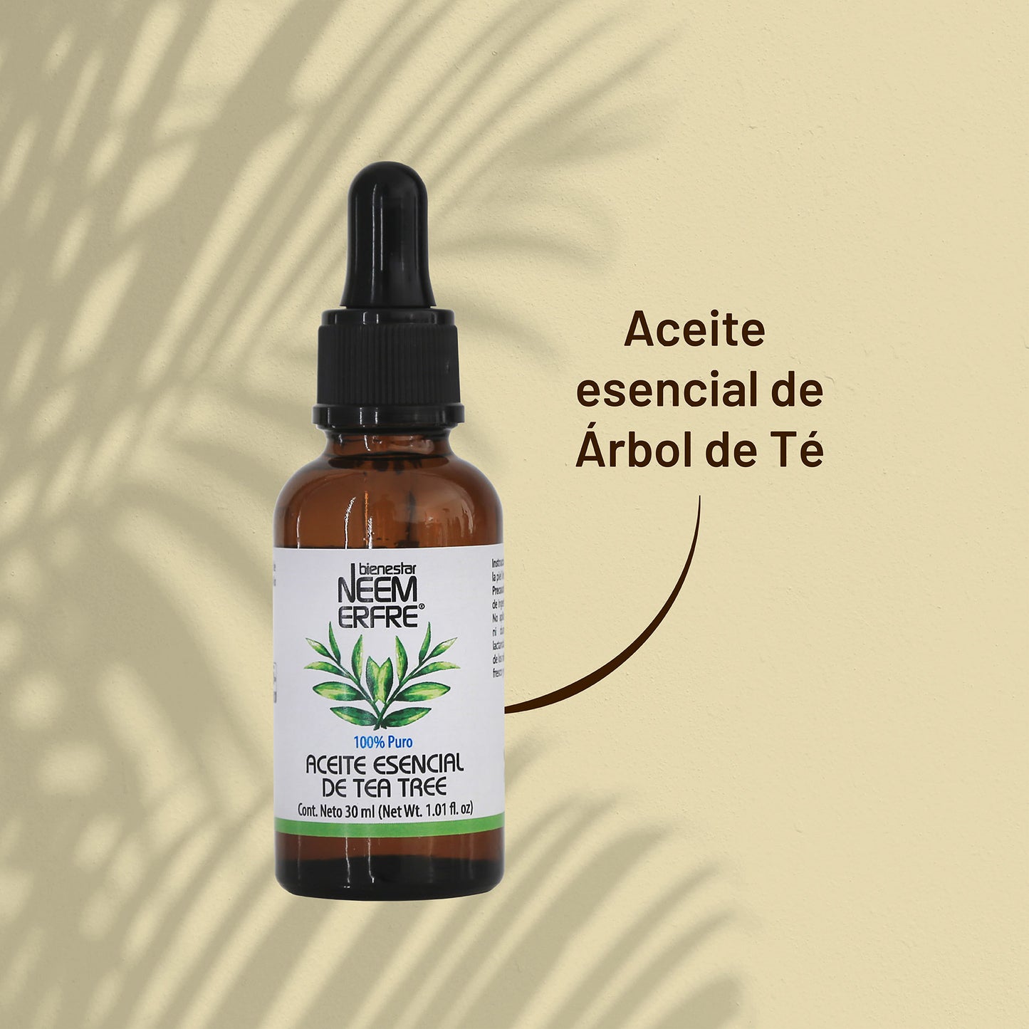 Aceite esencial árbol de té 100% puro