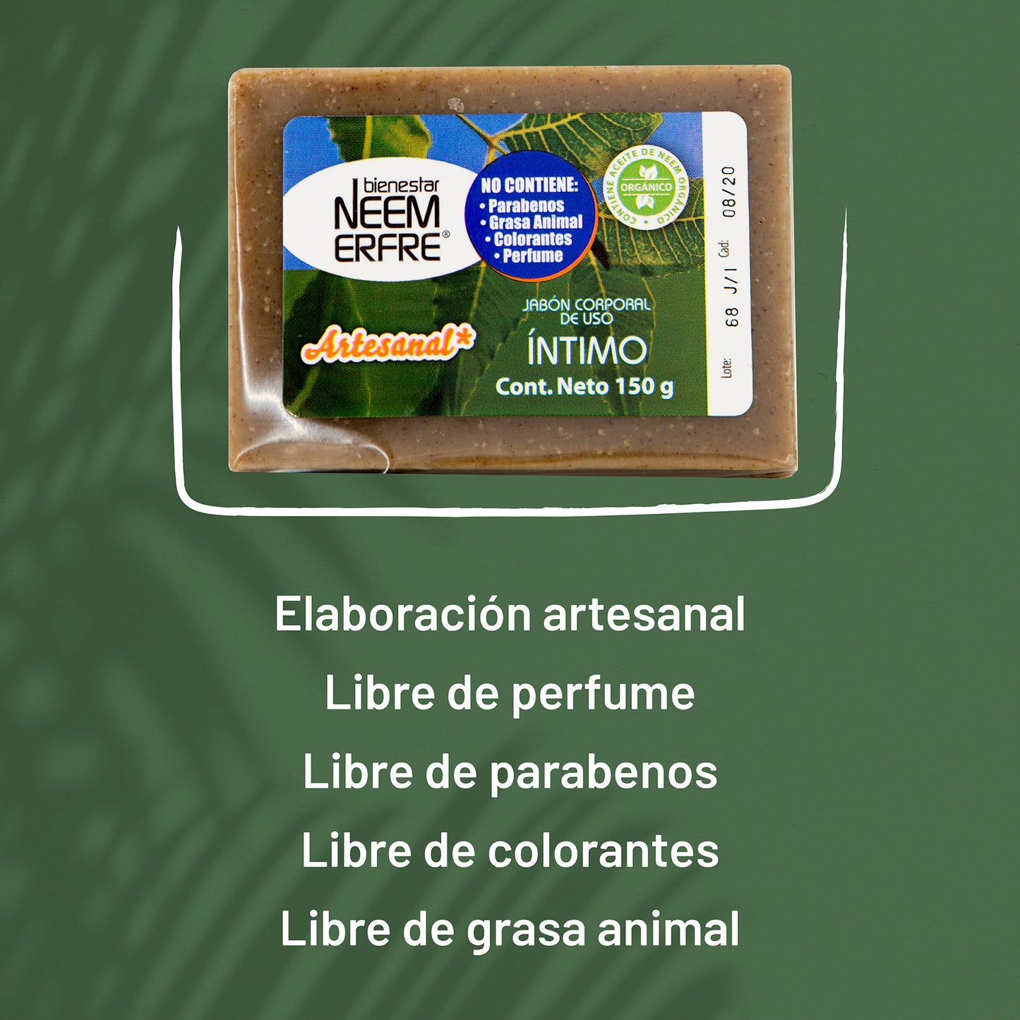 Jabón íntimo y piel sensible