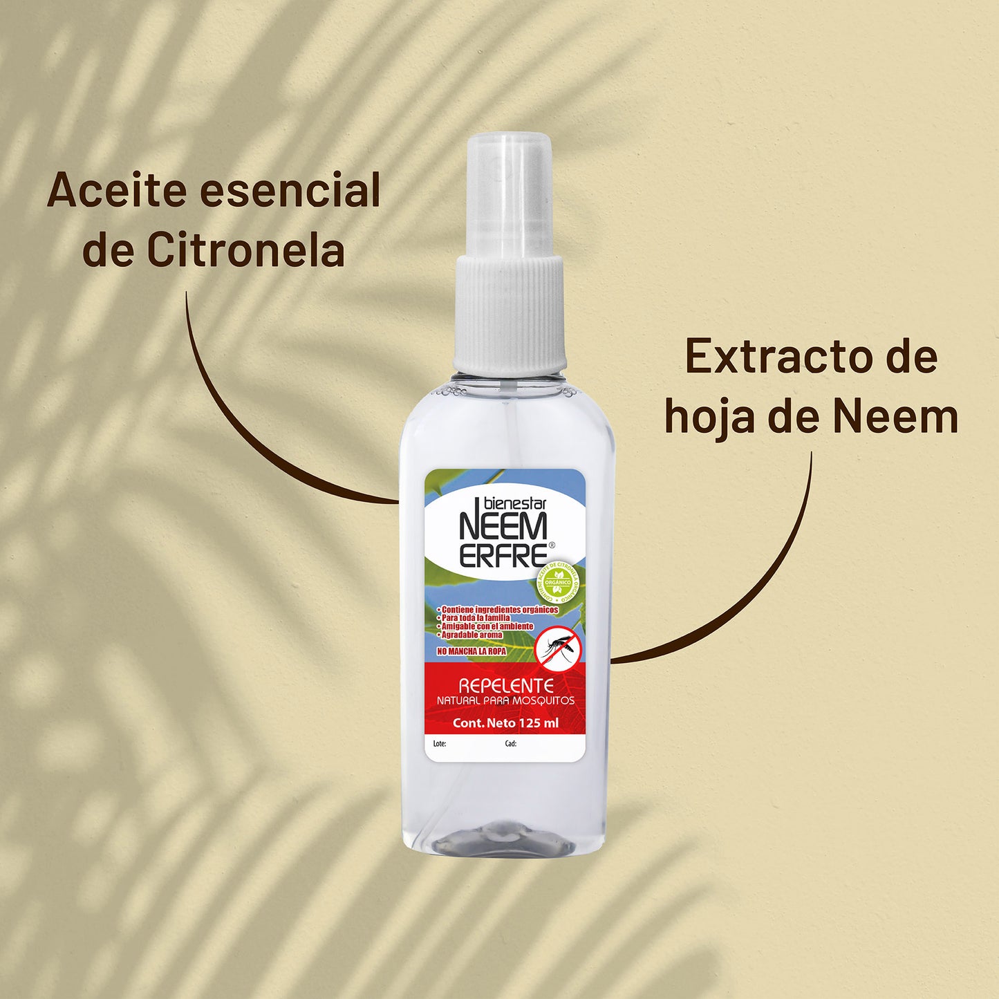 Repelente natural para mosquitos