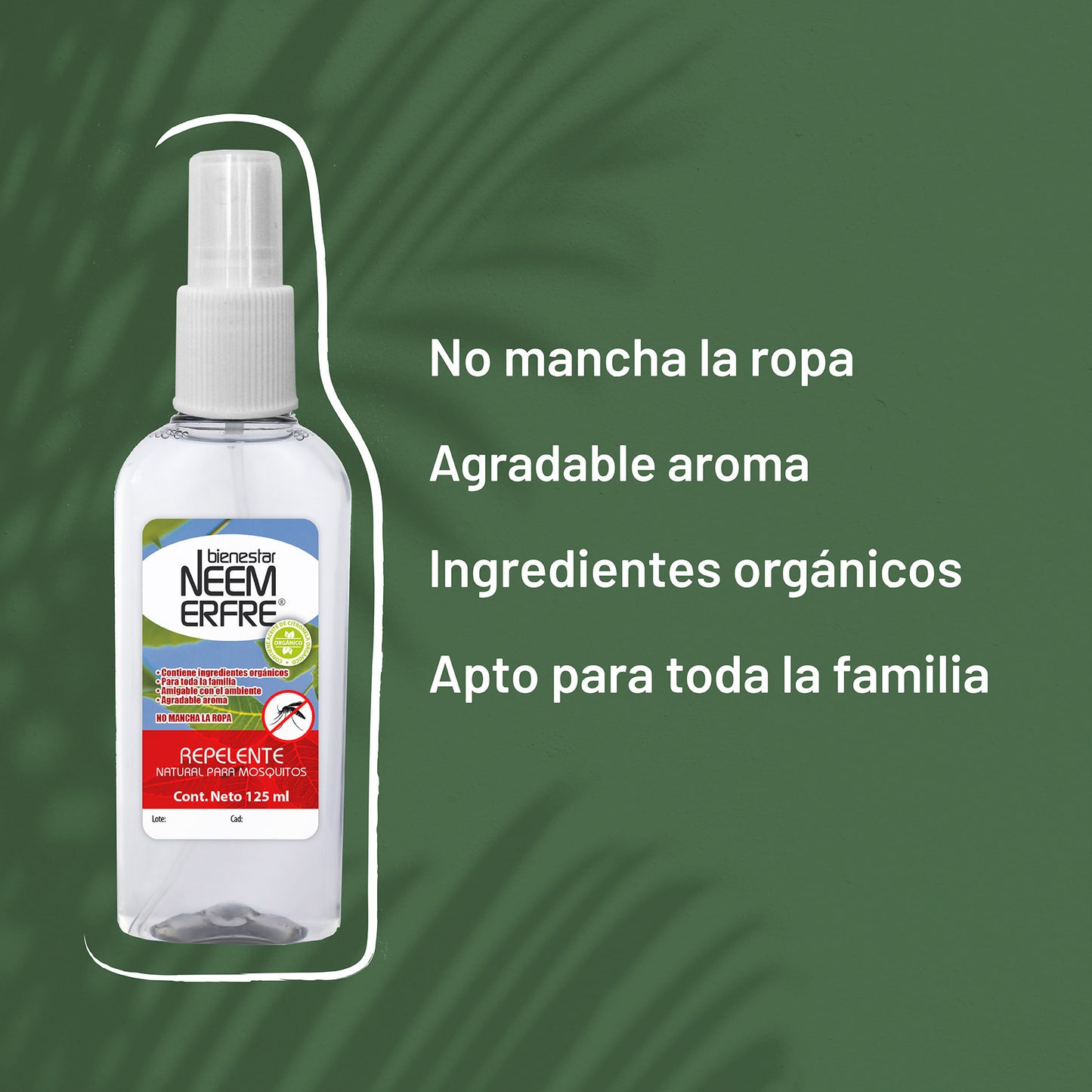 Repelente natural para mosquitos