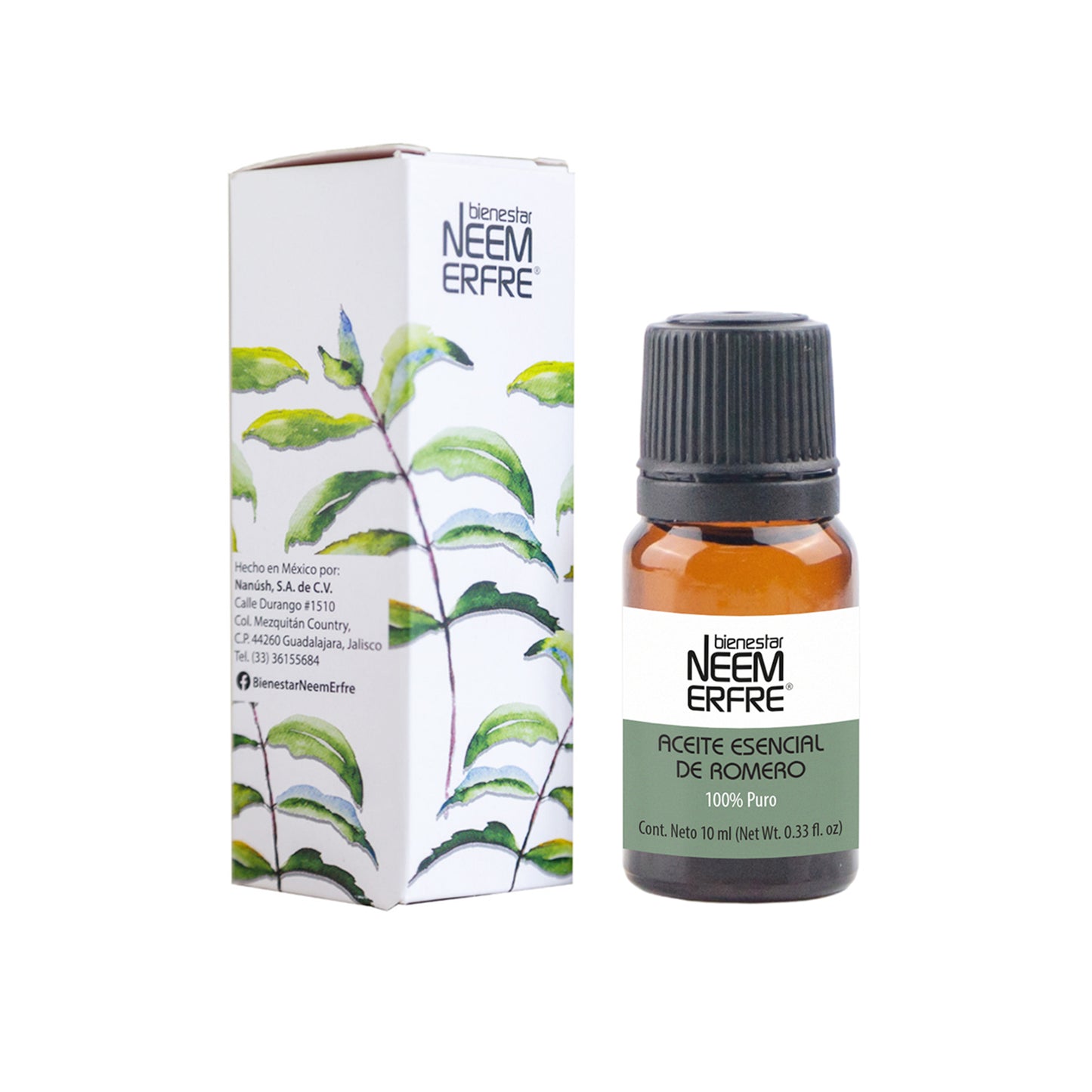 Aceite esencial de romero 100% puro