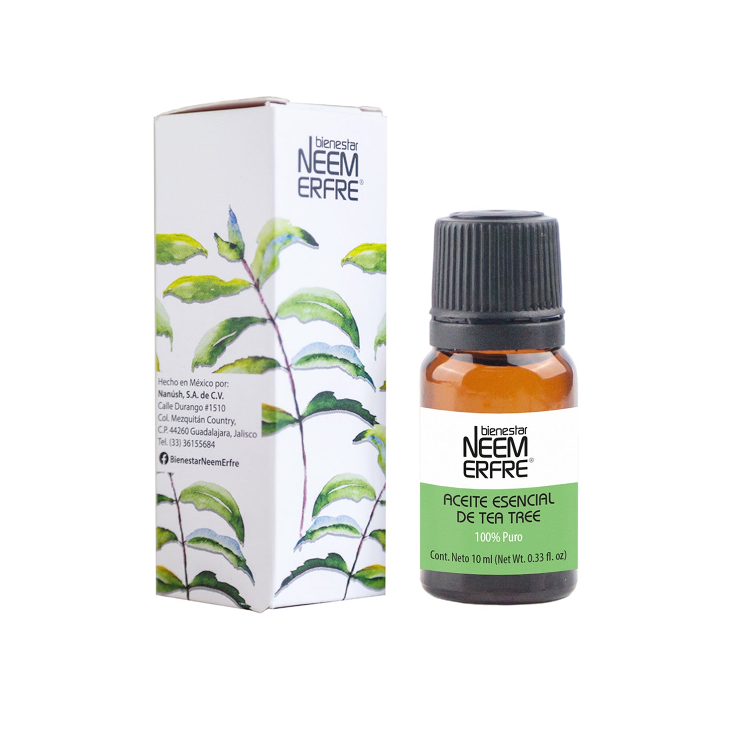 Aceite esencial árbol de té 100% puro