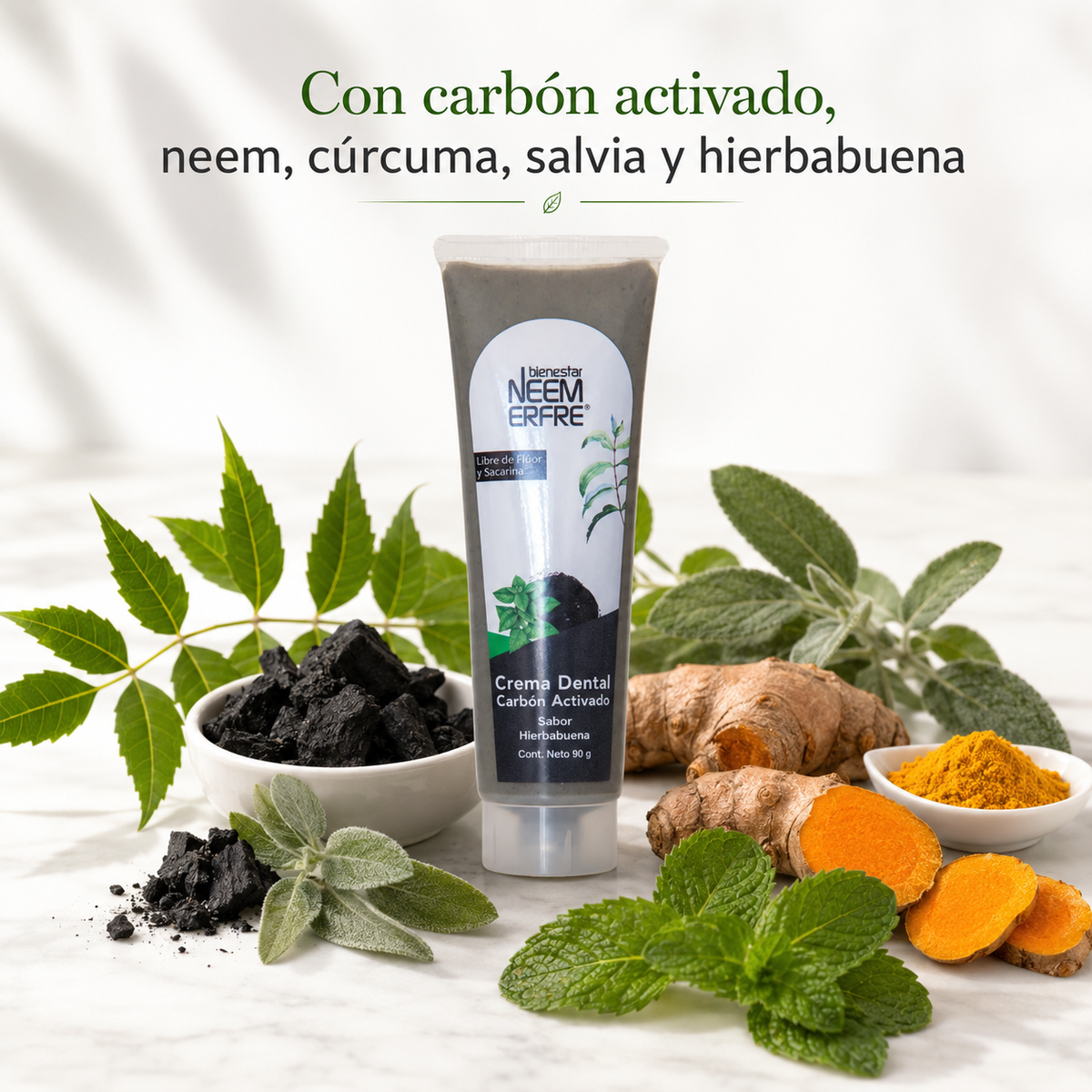 Crema dental de Cárbon Activado