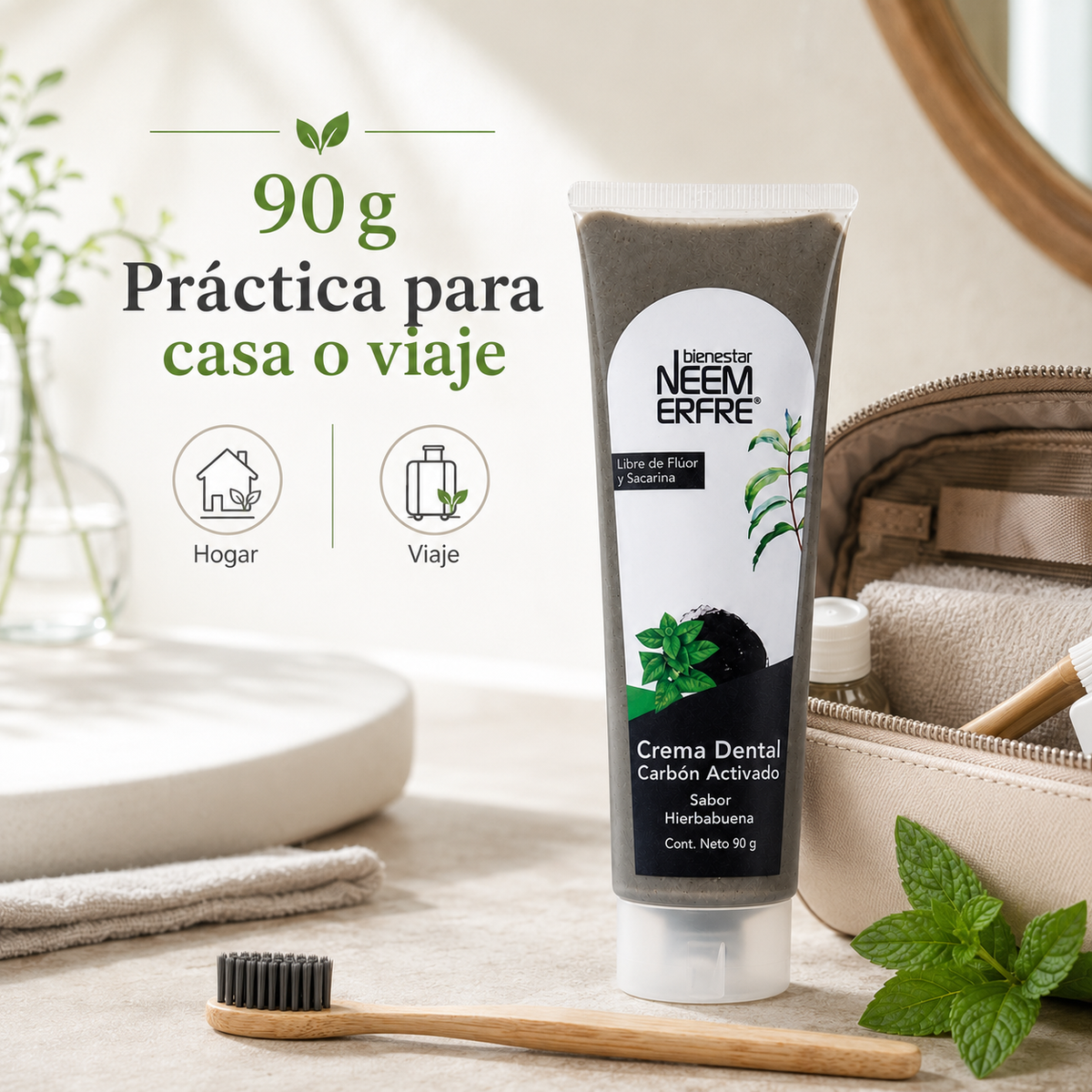 Crema dental de Cárbon Activado
