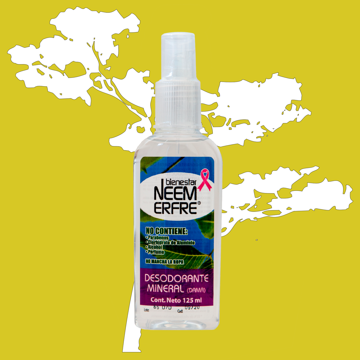 Desodorante mineral para dama