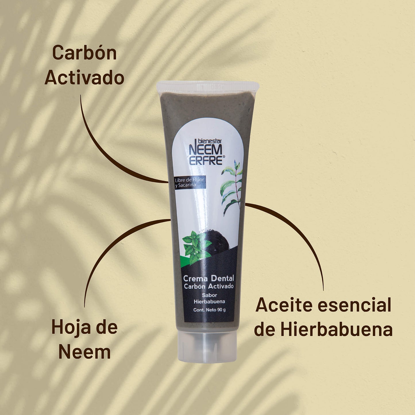 Crema dental de Cárbon Activado