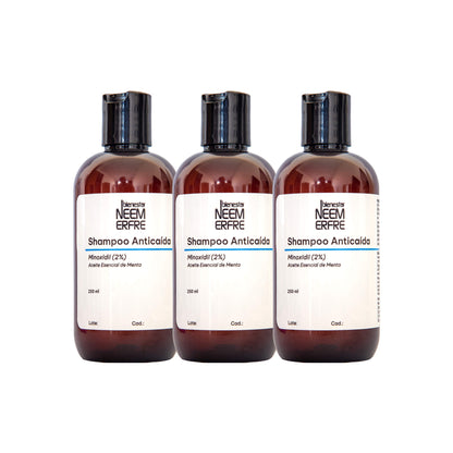 Shampoo minoxidil al 2%