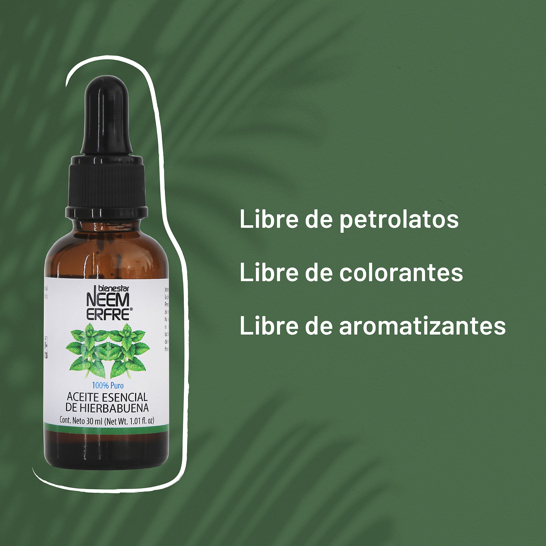 Aceite Esencial De Hierbabuena 100% Puro – Bienestar NEEM ERFRE